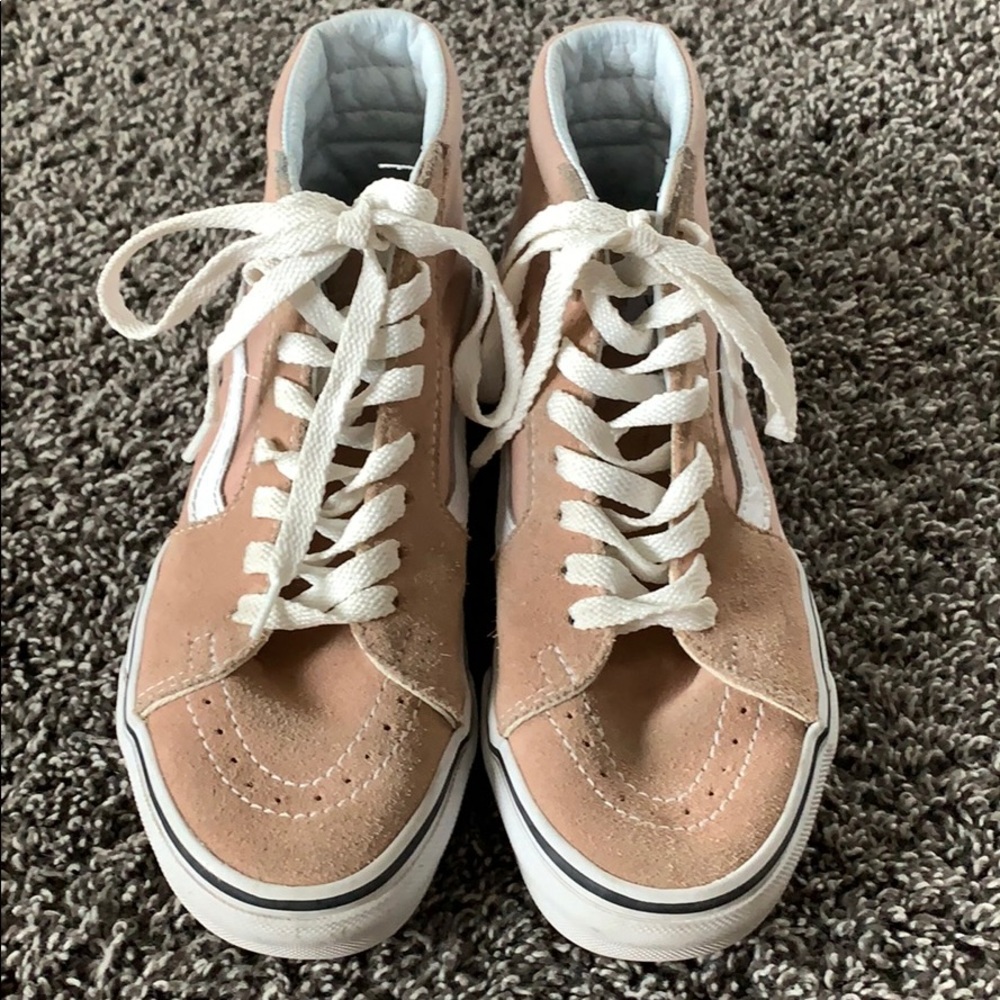 Pink high top vans